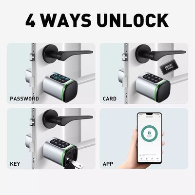 Speicherkarte Smart Digital Lock Tuya Wifi App Sicherheit für das Büro Kleiner ovaler Zylinder
