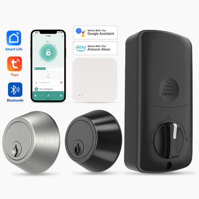 Aluminium-Tür-Smart Lock mit WLAN und Tuya Keyless Entry Keypad Control