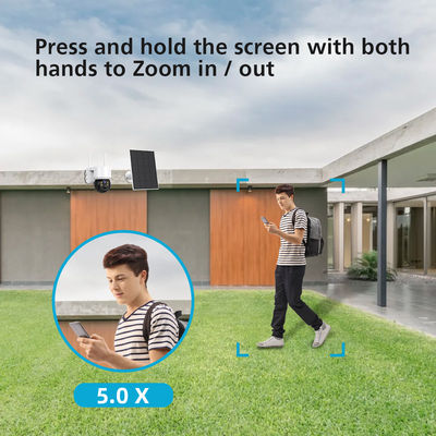2MP 1080p CMOS Sensor Solarpanel mit Wifi IP-Kamera für Nachtsicht im Freien