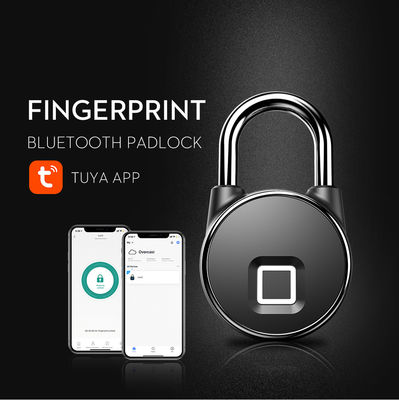 Garage Zinklegierung Security Smart Lock mit USB-Schnittstelle und Fingerabdruckerkennung