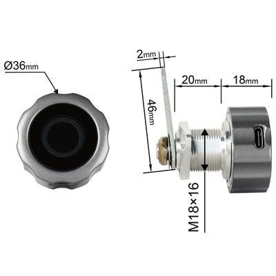 Smart WiFi Tuya Lock Fingerabdruckleser Schlüssellos Glas Schrank Set Cloud Speicheroption