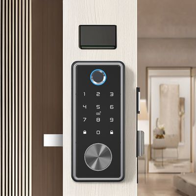 Zinklegierung Schwarzblau Zahn Smart Lock für WIFI-Netzwerk Tuya APP Speicherkarte