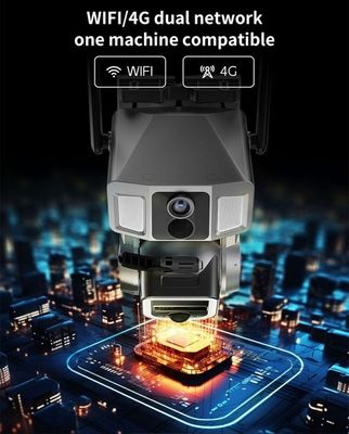 Drahtlose 4MP IP-Wi-Fi-Netzwerk-Kamerasystem mit Nachtsicht und APP-Steuerung