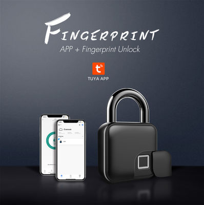 USB-Schnittstelle Stromversorgung Mini-Türschloss Gepäck Fingerabdruck Smart-Hängeschloss für Türen