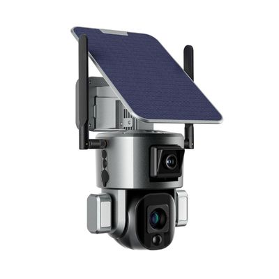 Wireless WIFI Überwachung mit Dual 4K Solarkamera 10X optischer Zoom und Nachtsicht