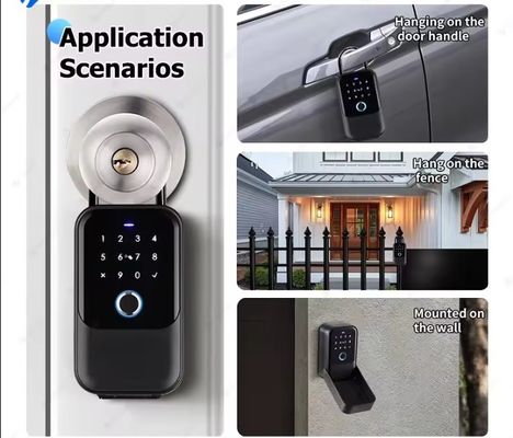 IP65 wasserdichtes Tuya Outdoor Smart Lock mit WiFi-Verbindung und Fingerabdruckleser