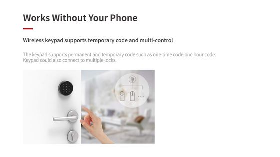 Einführung des Grey Wifi Smart Gate Lock für die Speicherkarte von Tuya Wooden Doors