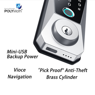 Einfache Installation WiFi Magnetic Reset Smart Lock mit TUYApp und Fingerabdruckerkennung