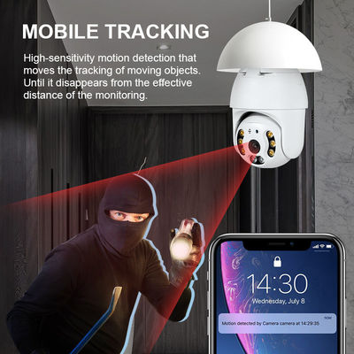 360 Grad HD Überwachung PTZ Sicherheit WLAN Cctv Netzwerkkamera für Smart Light Bulb