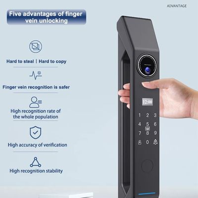 Cloud-Datenspeicher Option Finger End Vene 3D Gesichtserkennung Video Intercom Smart Lock
