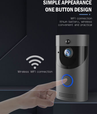 1080P Auflösung WLAN-Netzwerk drahtlose Kamera Intercom Smart Tuya Türglocke für Holzglas