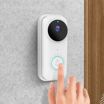 Einfach zu installieren Weißes WLAN 1080P Video Tür Telefon Intercom System Einfach zu installieren