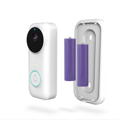 Einfach zu installieren Weißes WLAN 1080P Video Tür Telefon Intercom System Einfach zu installieren