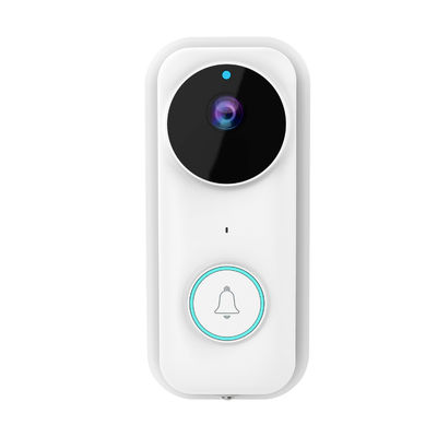 Einfach zu installieren Weißes WLAN 1080P Video Tür Telefon Intercom System Einfach zu installieren