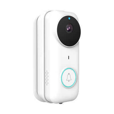 Einfach zu installieren Weißes WLAN 1080P Video Tür Telefon Intercom System Einfach zu installieren