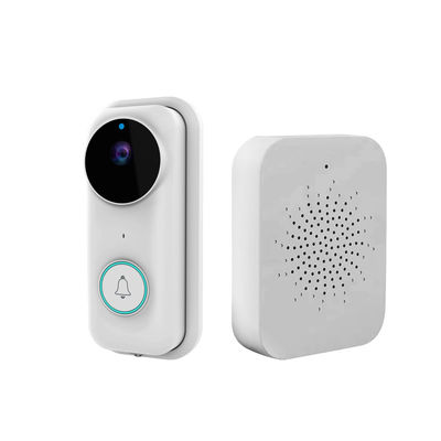 Einfach zu installieren Weißes WLAN 1080P Video Tür Telefon Intercom System Einfach zu installieren