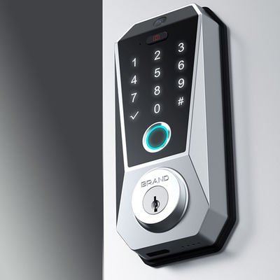 Tuya WIFI Digital Smart Door Lock mit Speicherkart und Fingerabdruck