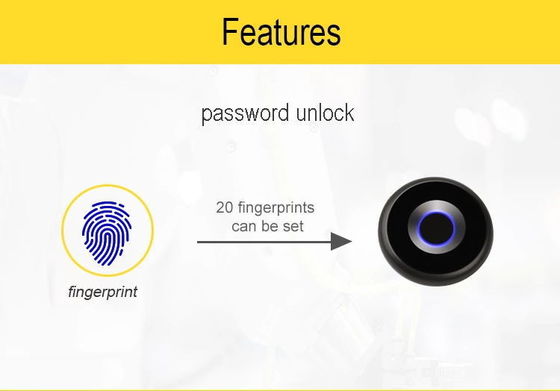 Smart Lock Schlüssellose Box Möbel Schublade Schreibtisch Elektronische Fingerabdruck-Entriegelung für Büro
