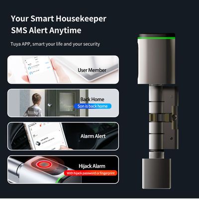 Typ-C Stromversorgung Smart Home Digital Lock für einfache DIY Installation auf Holztüren