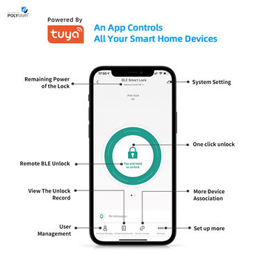 Typ-C Stromversorgung Smart Home Digital Lock für einfache DIY Installation auf Holztüren