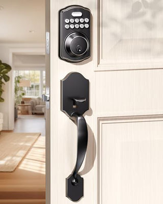 Konkurrenzfähiges Zuhause Tuya Elektro-Fingerabdruck Schlüsselloser Türgriff Smartlife Schloss Tür Set