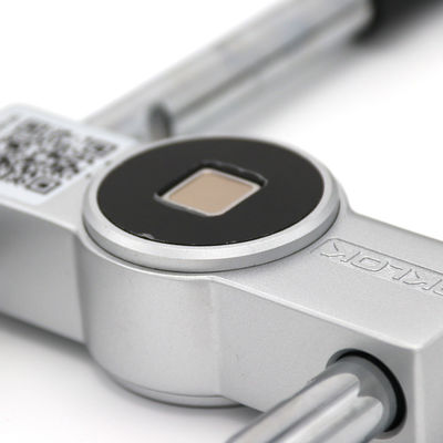 Smart Glass Door Fingerprint Türschloss mit Micro USB-Wiederaufladung und Zinklegierungsmaterial