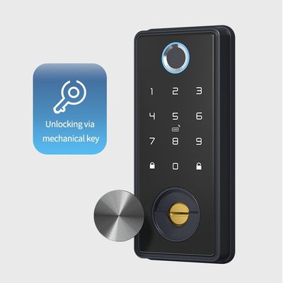 POLYMATH TT App Zylinder Smart Front Door Lock für Holztürcode APP Fingerabdruck-Entriegelungsmethode