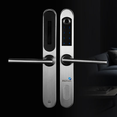 Blauzähne Netzwerk Holztür Smart Lock Fingerabdruck Kopf Passwort Entsperren Digital Smart Door Lock Für Gate