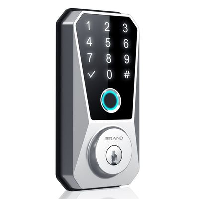 Zinklegierung Neueste USB-Wiederaufladung Biochemischer Fingerabdruck Passwort Tor Smart Door Lock