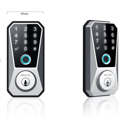 Löschmethode Kartencode Schlüssel Fingerabdruck heißeste WiFi-verbundene Türschloss für Wohnungen