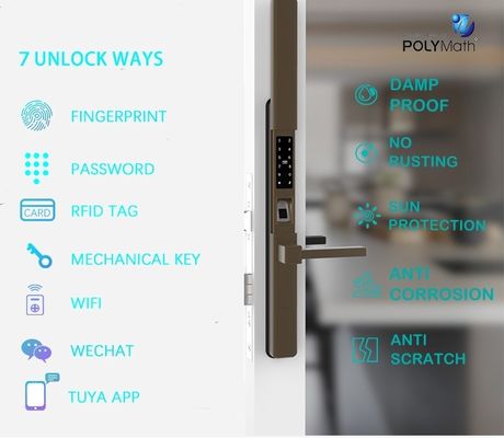 Black Digital Cerraduras Electronica Smart Technology Sicherheitsschlüsselverschluss mit WLAN
