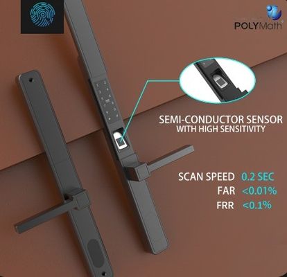 Digitale Schlüssellose Wasserdichte Tuya WiFi App Smart Door Lock Biometrischer Fingerabdruck Griff