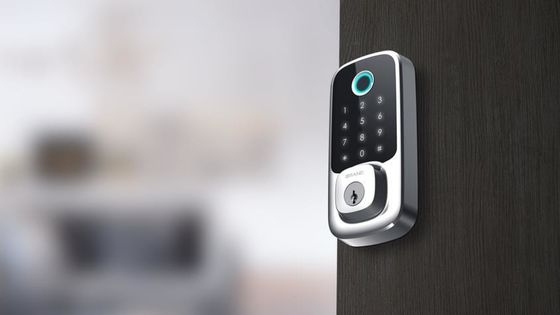 Außen-Fingerabdruck-Türschloss mit Smart Security Key und Speicherkartenfunktion