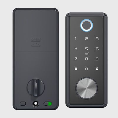 Aluminium Tür TUYA Smart Lock mit Fingerabdruckerkennung und Speicher für Speicherkarten