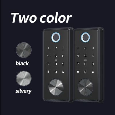 Aluminium Tür TUYA Smart Lock mit Fingerabdruckerkennung und Speicher für Speicherkarten