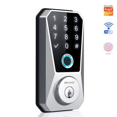 Anpassbares Zinklegierung Smart Lock Konkurrenzfähig für Wifi-fähiges Fingerabdruck-Türschloss
