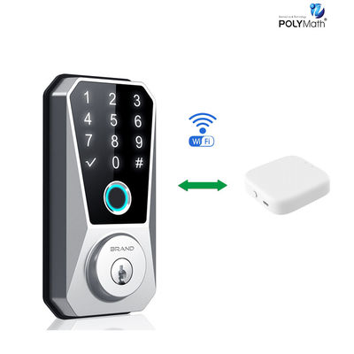 Anpassbares Zinklegierung Smart Lock Konkurrenzfähig für Wifi-fähiges Fingerabdruck-Türschloss