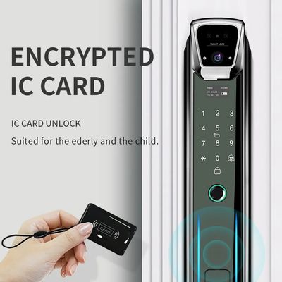 Smart Tuya Wifi 3D Gesichtserkennung Fingerabdruck Digital Smart Tür Schloss für Stahl Tür
