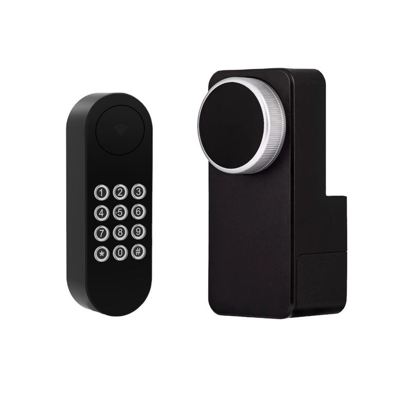 Moderne, minimalistische Art Smart Lock für Zimmer 1 Jahr Akkulaufzeit Speicherkarte unterstützt