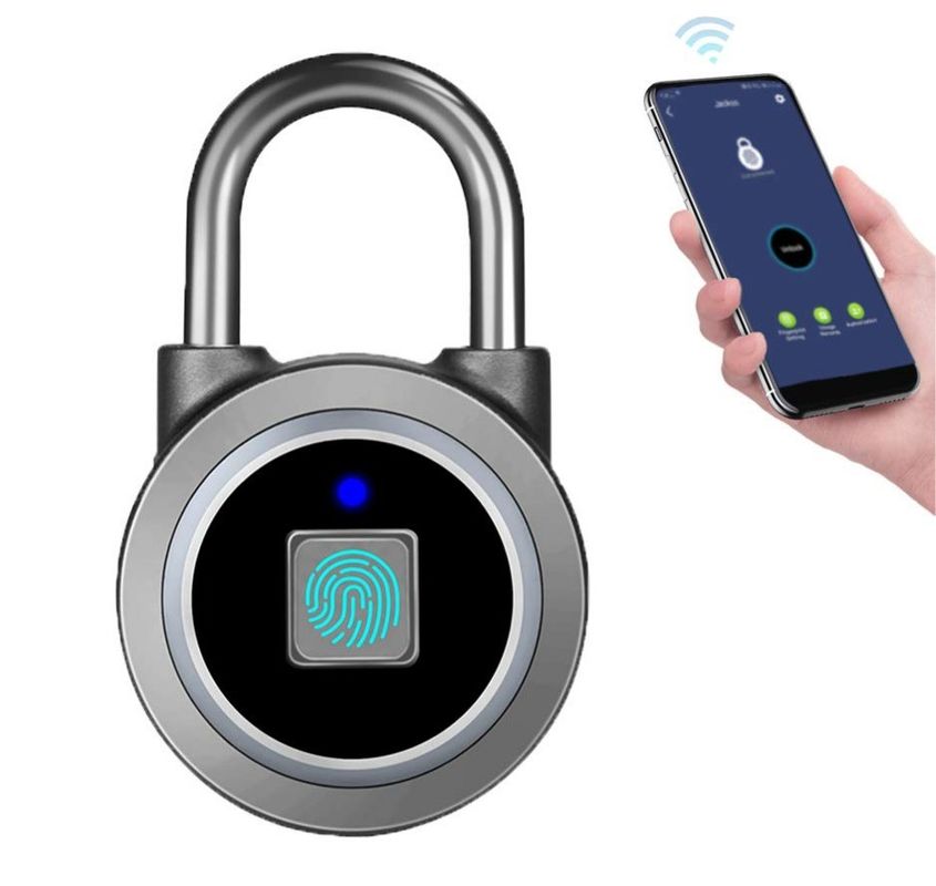 USB-Schnittstelle Stromversorgung Schrank Digitaler Vorhängeschloss mit App Smart Lock FB50 Pad Lock Fingerabdruck