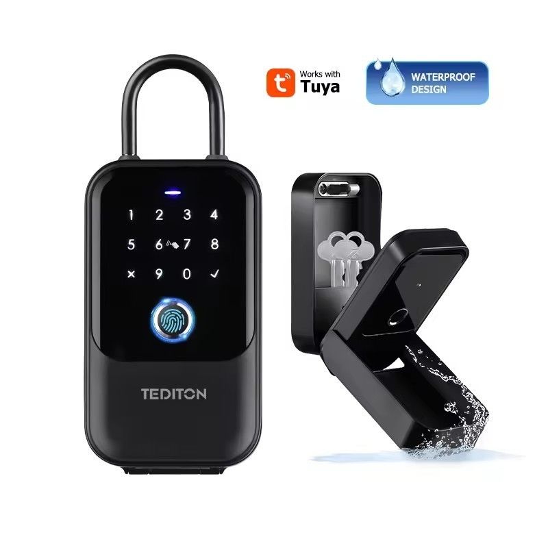 Home Hotel Office WiFi verbunden Smart Lock Tuya Netzwerk Elektronische Passwortbox Metall Tor Glas IP65 wasserdicht