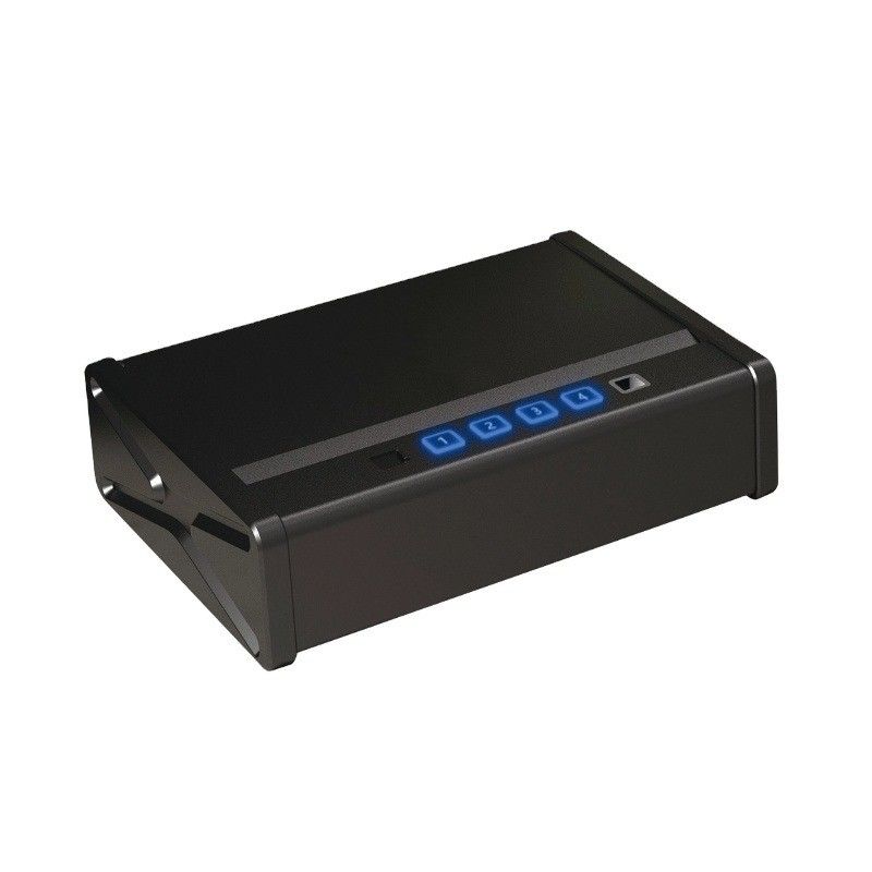 Mini Safe Digital Fingerabdruck Code Schlüssel Geld Gewehr Safe für Autohäupen freischalten