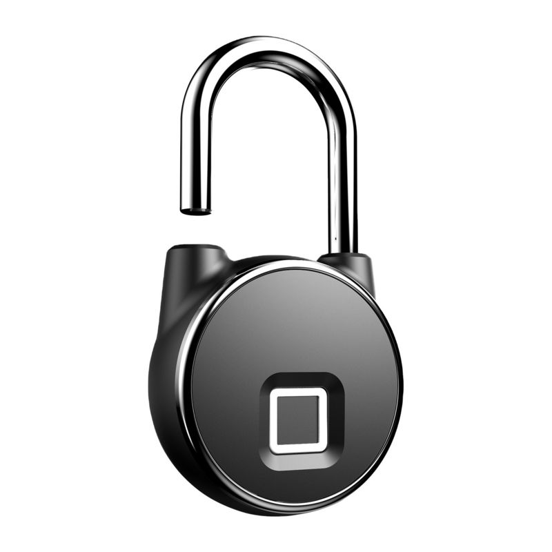 180mAh 3,7V Lithiumbatterie Schwerlast Bluetooth Smart Fingerprint Vorhängeschloss für Tür