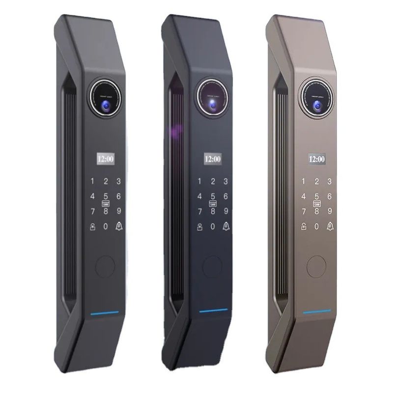 Tech Style Stahl Tür Smart WiFi Türschloss mit Finger Vein Passwort und APP-Steuerung
