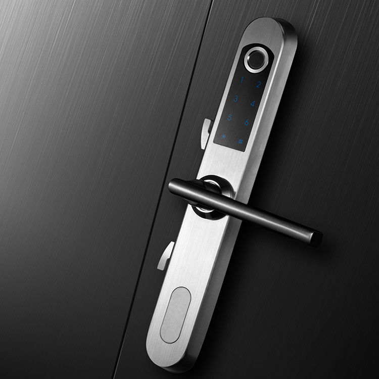 Digitales biometrisches Glasschloss mit 304 Edelstahlgriffe und Fingerabdruckschloss