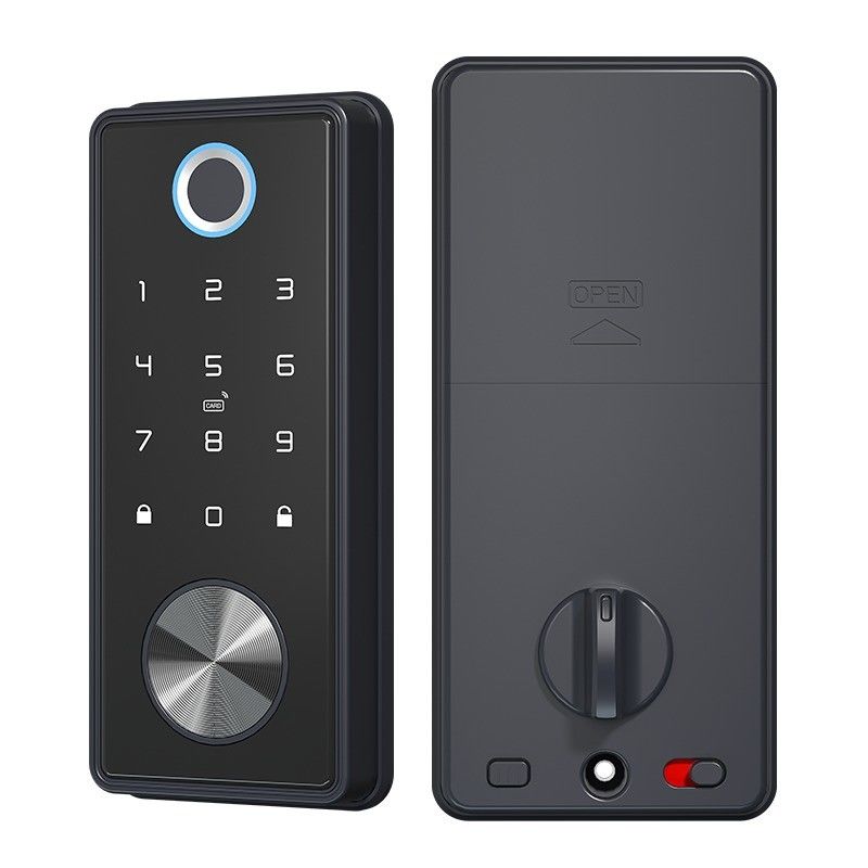 POLYMATH TT App Zylinder Smart Front Door Lock für Holztürcode APP Fingerabdruck-Entriegelungsmethode