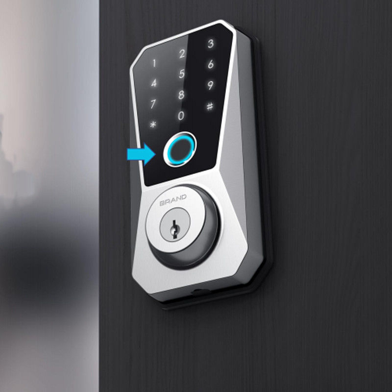 Anpassbares Zinklegierung Smart Lock Konkurrenzfähig für Wifi-fähiges Fingerabdruck-Türschloss